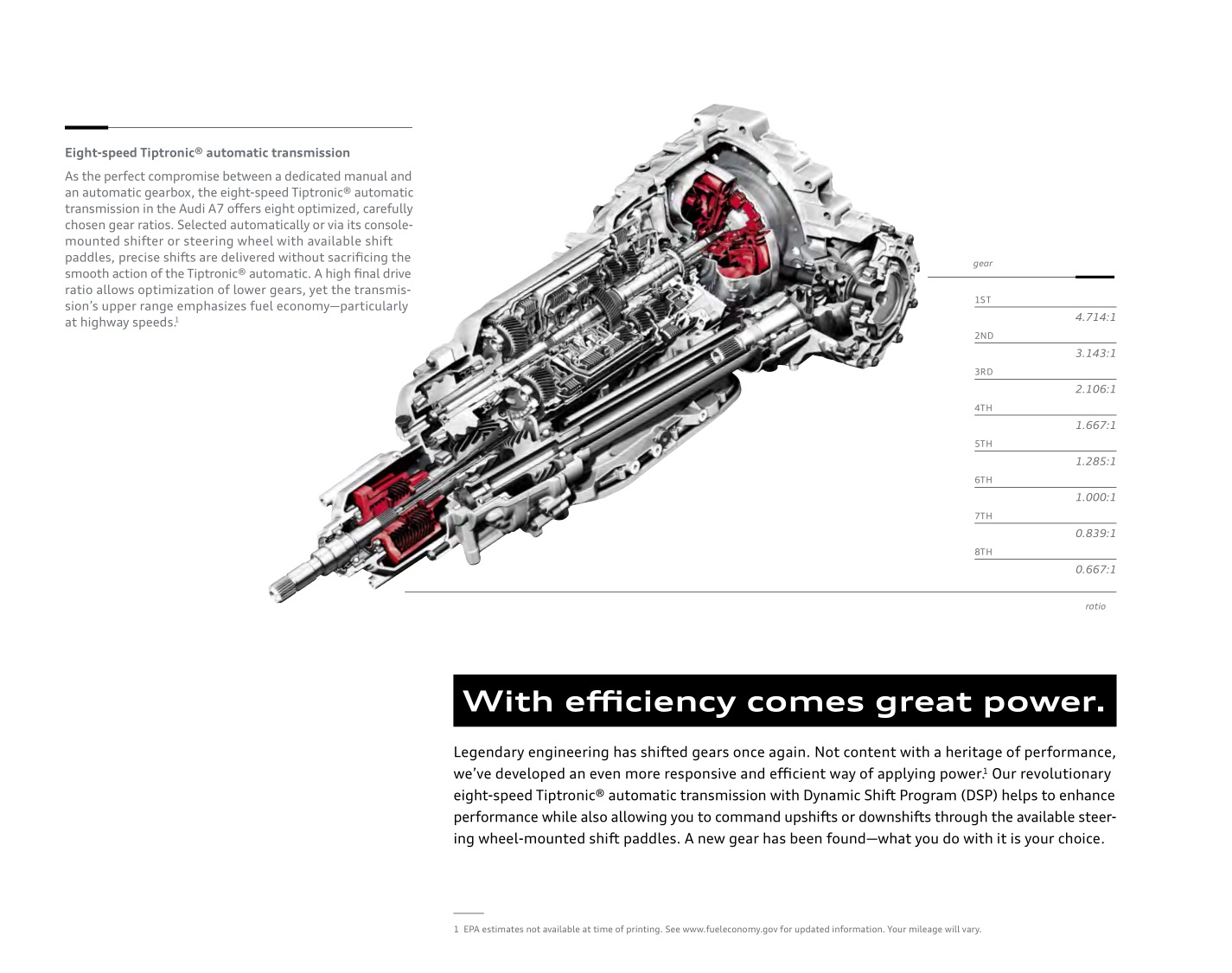 2014 Audi A7 Brochure Page 18